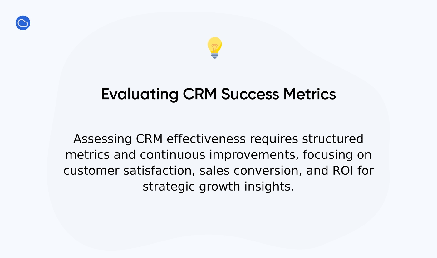 Measuring CRM Implementation Success
