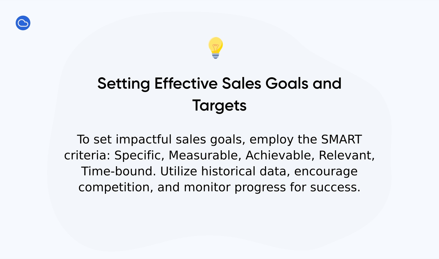 How to set sales goals and targets
