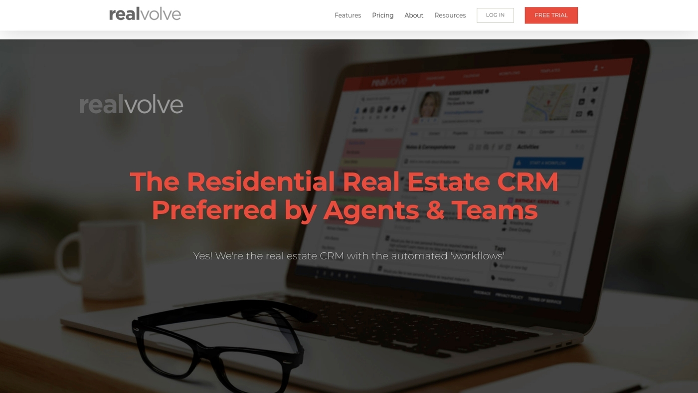 Screenshot of www.realvolve.com